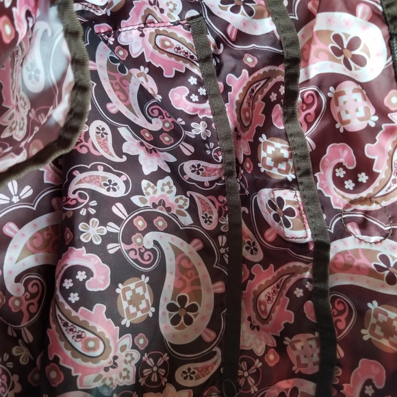 Pink & Brown Diaper Bag with Changing Pad - Picture 6 of 12